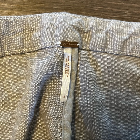 Free People Women's Gray Life's Too Short Eyelet Shorts Size 4 - Picture 4 of 11